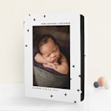"Modern Plus" - Birth Announcement Booklette™ Cards in Ink by Wendy Chung - Front