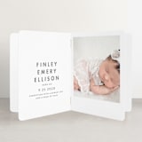 "Simply Baby" - Birth Announcement Booklette™ Cards in Marshmallow by Susan Brown - Interior Option - 2