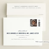 "Statement" - Birth Announcement Booklette™ Cards in Marine by Sara Hicks Malone - FREE Recipient Addressing