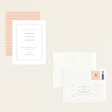"Name Plate" - Birth Announcement Booklette™ Cards in Melon by Stacey Meacham - Assembled