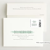 "brushed gallery" - Birth Announcement Booklette™ Cards in Mint by Susan Asbill - FREE Recipient Addressing