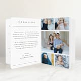 "Two to Love" - Birth Announcement Booklette™ Cards in Charcoal by Michelle Taylor - Interior Option - 2