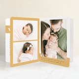 "Magazine Block" - Birth Announcement Booklette™ Cards in Marigold by Maria Hilas-Louie - Interior Option - 1