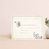 "Storybook Classic" - Personalized Stationery in Chocolate Creme by Jody Wody - Front