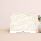 "Storybook Classic" - Personalized Stationery in Chocolate Creme by Jody Wody - Back of Card