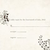 "Storybook Classic" - Personalized Stationery in Chocolate Creme by Jody Wody - Close-Up