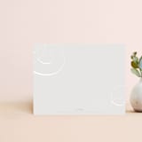 "Timless Elegance" - Personalized Stationery in Smoke by Ilze Lucero - Back of Card
