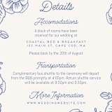"Effortless Blooms" - Personalized Stationery in Periwinkle by Rebecca Smith - Close-Up