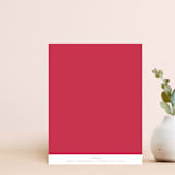 "XO Tissue" - Personalized Stationery in Berry by Dawn Pope - Back of Card