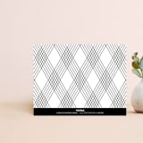 "Knotted RSVP Card" - Personalized Stationery in Aqua by Amber Barkley - Back of Card