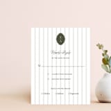 "Telma" - Personalized Stationery in Olive by Lisa Joanna Harrison - Front