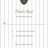 "Telma" - Personalized Stationery in Olive by Lisa Joanna Harrison - Close-Up
