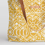 "Deconstruct" - Carry-All Slouch Tote in Sunshine by Michelle Taylor - Fabric Detail
