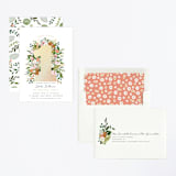 "She's A Wild One" - Children's Birthday Party Invitations in Blush by Susan Moyal - Assembled