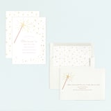 "Magical wand" - Children's Birthday Party Invitations in Cotton Candy by Jackie Crawford - Assembled