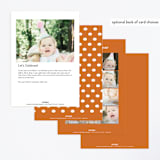 "Pumpkin Patch" - Children's Birthday Party Invitations in Pumpkin by Corie Page - Back of Card Options