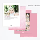 "Modern Glow" - Children's Birthday Party Invitations in Gold by Simona Camp - Back of Card Options