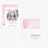 "Modern Glow" - Children's Birthday Party Invitations in Gold by Simona Camp - Assembled