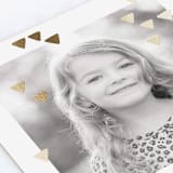 "Modern Glow" - Children's Birthday Party Invitations in Gold by Simona Camp - Detail
