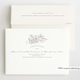 "Floral ONE" - Children's Birthday Party Invitations in Rose Gold by Phrosné Barwood - FREE Recipient Addressing
