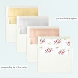 "Simply Sweet One" - Children's Birthday Party Invitations in Gold by JeAnna Casper - Envelope Liner Options