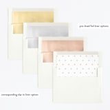 "Glitter & Glam" - Children's Birthday Party Invitations in Glittery Gold by Oma N. Ramkhelawan - Envelope Liner Options