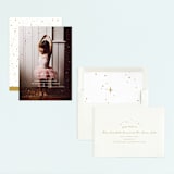 "pixie" - Children's Birthday Party Invitations in Gold by Angela Garrick - Assembled