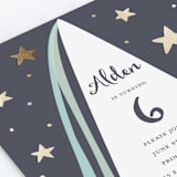 "Principessa" - Children's Birthday Party Invitations in Blackberry by peetie design - Detail