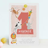 "dundee" - Children's Birthday Party Invitations in Candy Cane by chocomocacino - Front