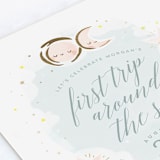 "Birthday Stars" - Children's Birthday Party Invitations in Sky by Lori Wemple - Detail