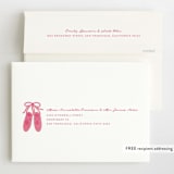 "Let's Plie" - Children's Birthday Party Invitations in Bubblegum by Jen Banks - FREE Recipient Addressing