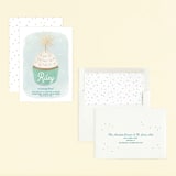 "Sparkler" - Children's Birthday Party Invitations in Spearmint by Lorent and Leif - Assembled