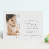 "Party.Time." - Children's Birthday Party Invitations in Pearl by Hudson meet Rose - Front