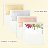 "Blooming One" - Children's Birthday Party Invitations in Petal by Grace Kreinbrink - Envelope Liner Options
