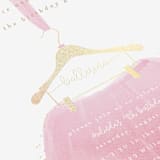 "little ballerina" - Children's Birthday Party Invitations in Rose by Kanika Mathur - Detail
