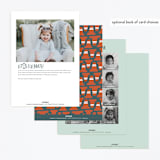 "Shiny Cars" - Children's Birthday Party Invitations in Aqua by Amy Payne - Back of Card Options