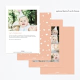 "Carousel" - Children's Birthday Party Invitations in Creamsicle by Vivian Yiwing - Back of Card Options