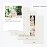 "birthday swirls" - Children's Birthday Party Invitations in Pudding by Anastasia Makarova - Back of Card Options