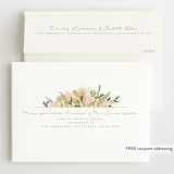 "Shimmering Floral One" - Children's Birthday Party Invitations in Sherbert by Grace Kreinbrink - FREE Recipient Addressing