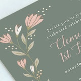 "Enchanted" - Children's Birthday Party Invitations in Grove by Jamie Alexander - Detail