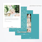 "Magical Winter" - Children's Birthday Party Invitations in Alexandrite by Tamara Hilje - Back of Card Options