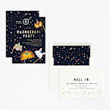 "animal masquerade" - Children's Birthday Party Invitations in Deep Sea by Anastasia Makarova - Assembled