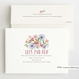 "party teapot" - Children's Birthday Party Invitations in Petal by Karidy Walker - FREE Recipient Addressing