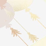 "Glitter Balloons" - Children's Birthday Party Invitations in Blush by Angela Thompson - Detail