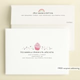 "Rainbow Sprinkles" - Children's Birthday Party Invitations in Cotton Candy by peetie design - FREE Recipient Addressing