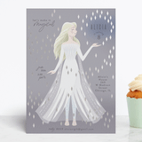 "Disney's Elsa It’s Magical" - Children's Birthday Party Invitations in Moonstone by Dani Lugato - Front
