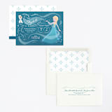 "Disney Frozen Snow Sparkles" - Children's Birthday Party Invitations in Frosty by curiouszhi - Assembled