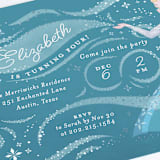 "Disney Frozen Snow Sparkles" - Children's Birthday Party Invitations in Frosty by curiouszhi - Detail