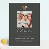 "Disney's Mickey party" - Children's Birthday Party Invitations in Cobblestone by Sara Hicks Malone - Front