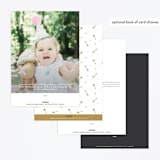 "Disney's Beauty And The Beast Be Our Guest" - Children's Birthday Party Invitations in Midnight by Erica Krystek - Back of Card Options